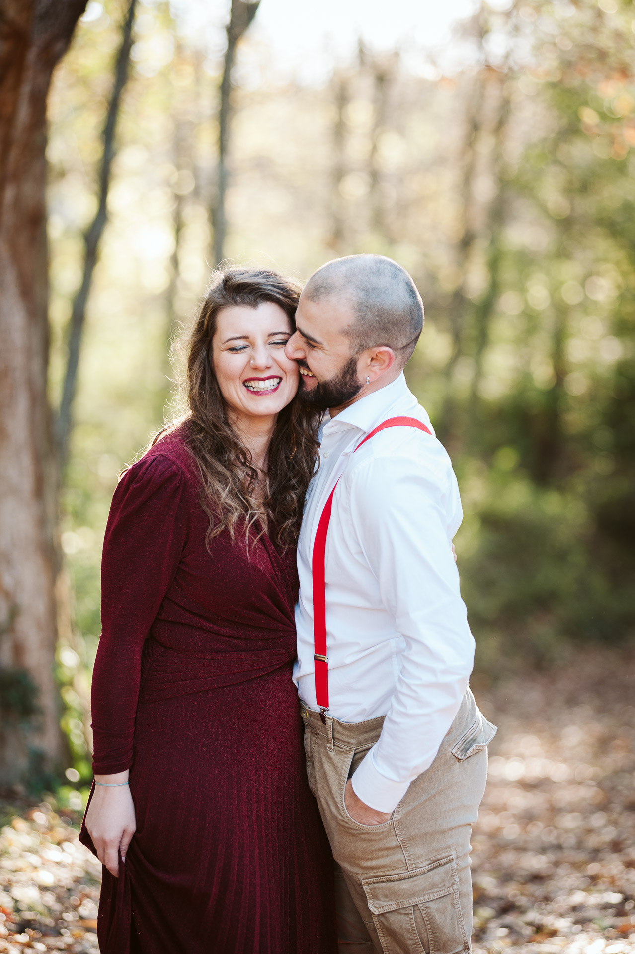 fall engagement session