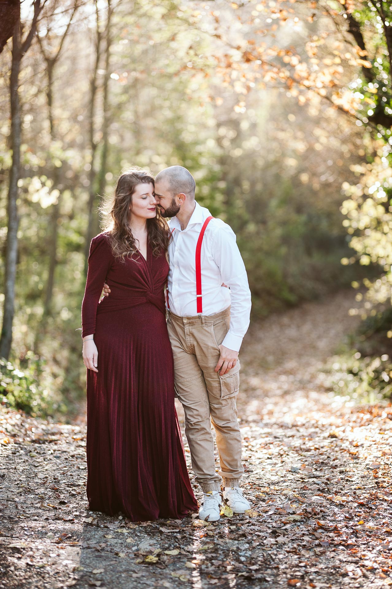 fall engagement session